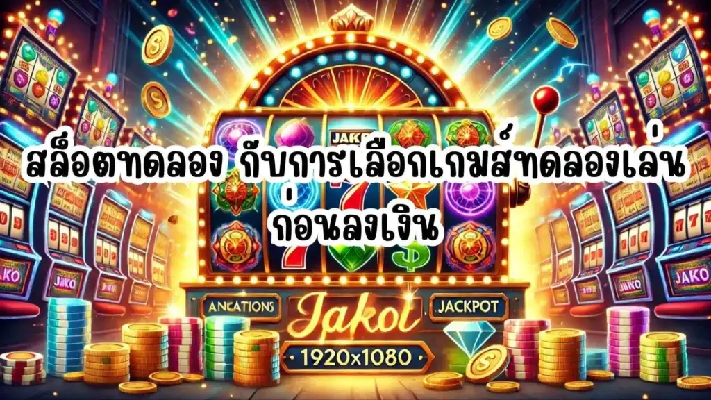 สล็อตทดลอง